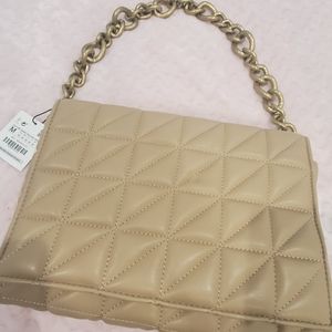 New ZARA quilted chain bag
